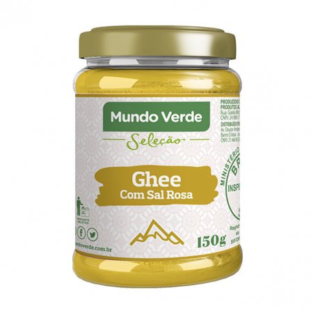 Manteiga Ghee com Sal do Himalaia Mundo Verde Seleção 150g