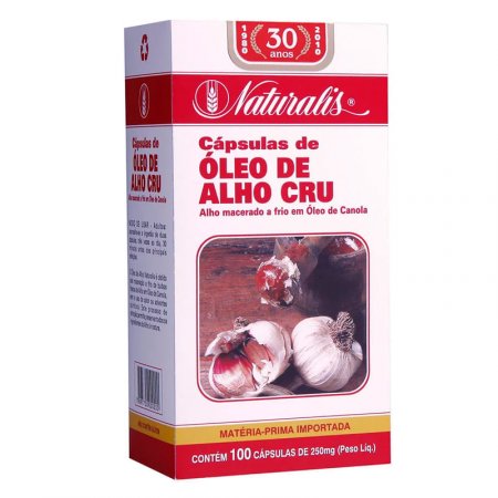 Óleo de Alho Cru Naturalis 250mg 100caps