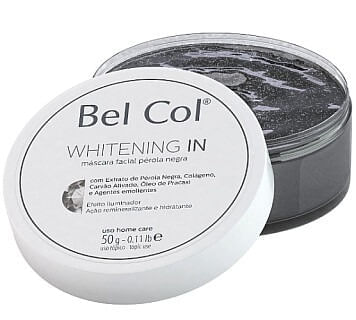 Bel Col Whitening In Mascara Facial Perola Negra Clareador 50g