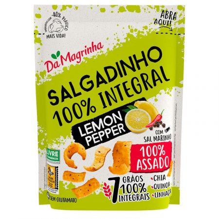 Salgadinho Integral Lemon Pepper Da Magrinha 30g
