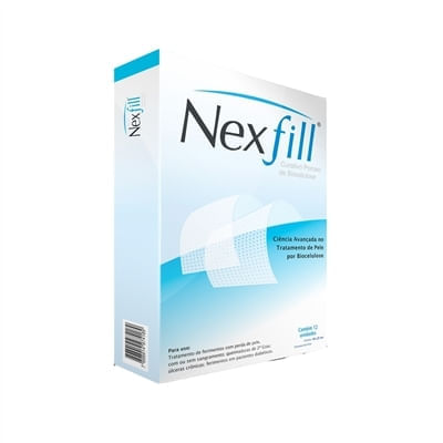 Curativo Biocelulose Estéril Poroso 2.5mm 16x21cm 12 unidades Nexfill