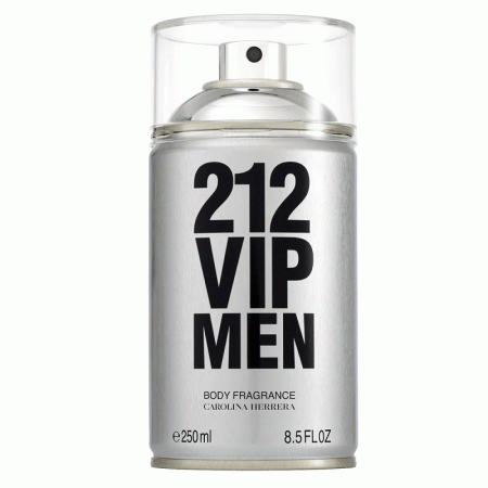 Body Spray Carolina Herrera 212 Vip Men Masculino 250ml