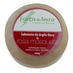 Sabonete Argila Rosa e Rosa Mosqueta 100g - Força da Terra