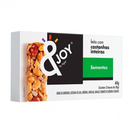 Barra de Nuts Sementes 60g - &Joy