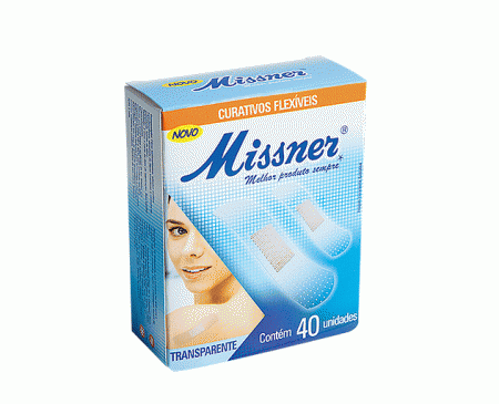 Curativo Transparente Flexível com 40 un Missner