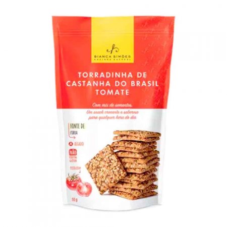 Torradinha de Castanha e Sementes Tomate Bianca Simões 50g