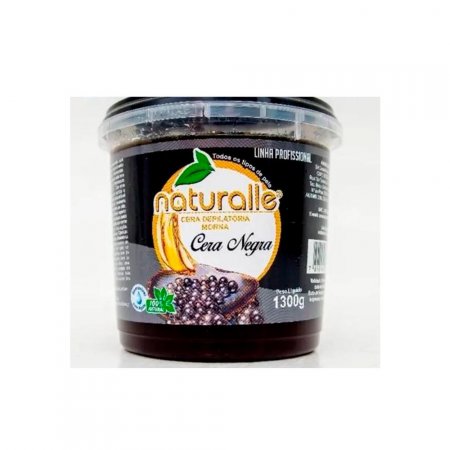 Cera Depilatória Naturalle Negra 1300g