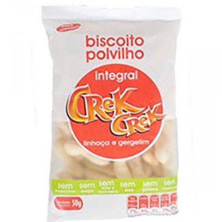 Biscoito de Polvilho Integral Linhaça Gergelim Crek Crek 50g