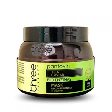 Máscara Three Therapy Teia Caviar Pantovin 500g