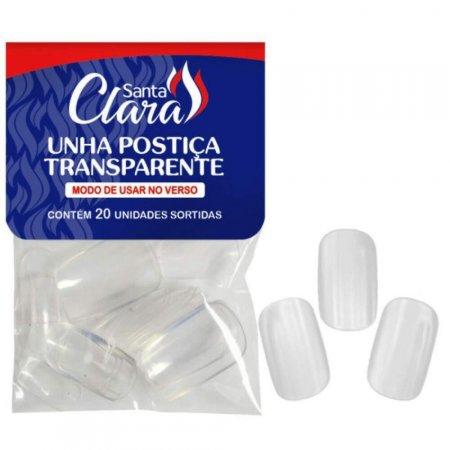 Expositor De Unha Postiça Transparente 3319 Santa Clara