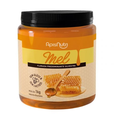 Mel em Pote 1kg Apisnutri
