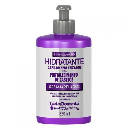 Creme de Pentear Gota Dourada Desamarelador 320ml