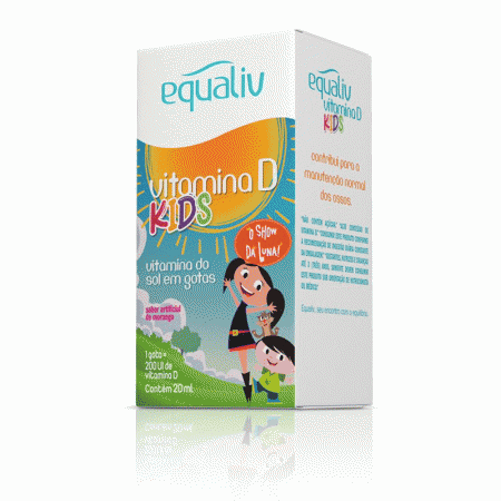 Vitamina D 200ui Kids Equaliv 20ml em Gotas
