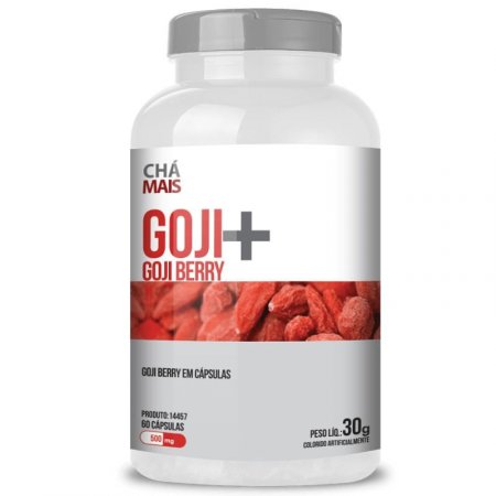 Goji Berry Goji+ 500mg Chá Mais 60 cápsulas