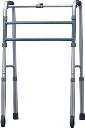 ANDADOR FIXO DOBRAVEL DE ALUMINIO COM RODAS BC1520 MERCUR