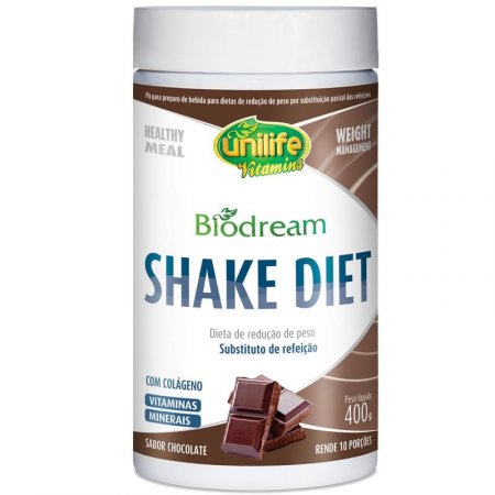 Shake Diet Biodream 400g Sabor Chocolate Unilife
