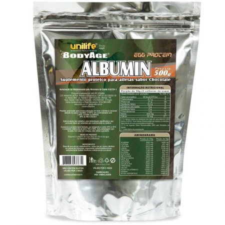 Albumina Egg Protein Chocolate 500g Unilife