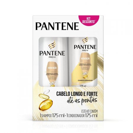 Kit Pantene Shampoo + Condicionador 175ml Hidratação