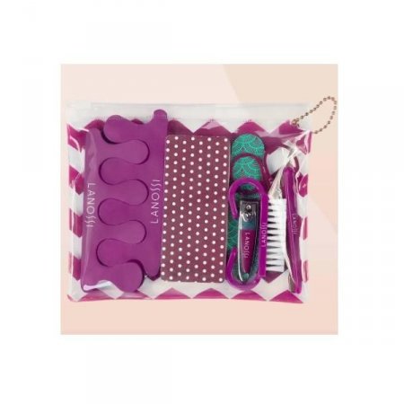 Kit Pedicure 8 Peças TO GO Lanossi LS6025