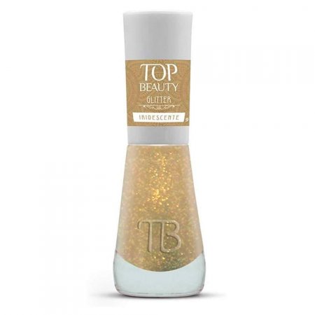 Esmalte Top Beauty Glitter Iridescente 9Ml
