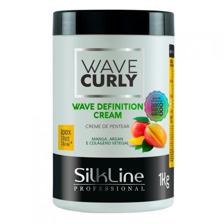 Creme De Pentear Wave Cream Manga SilkLine 1kg