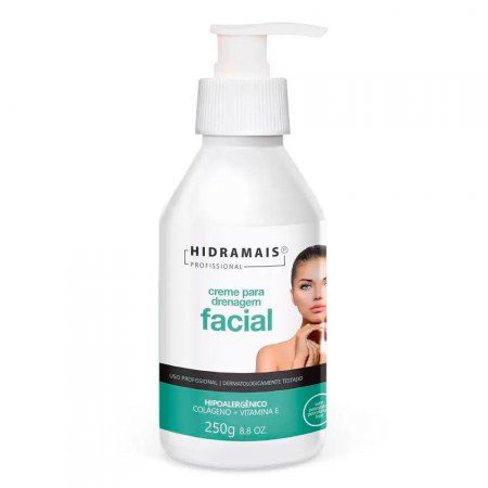 Creme De Massagem Drenagem Facial Hidramais 500 Kg