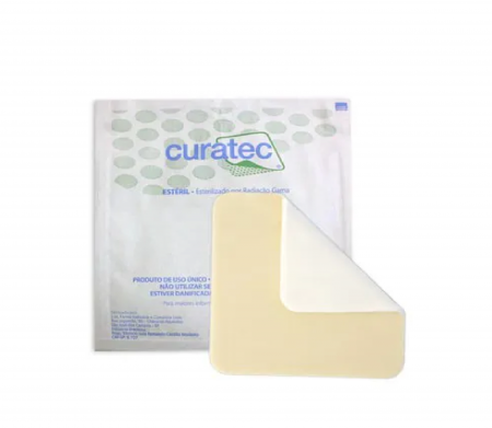 Curativo Espuma Poliuretano Curatec 10x10cm