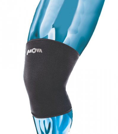 Joelheira Neo Basic Preta Mova - Tamanho G