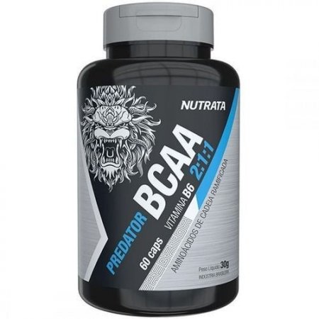 BCAA 2:1:1 Predator Nutrata - 60 Cápsulas