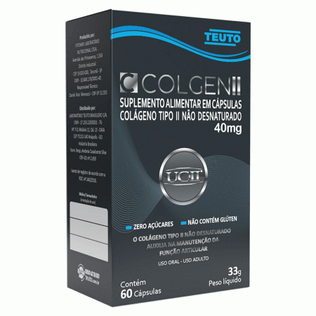 Colgen II Colágeno tipo 2 40mg 60 cápsulas Teuto