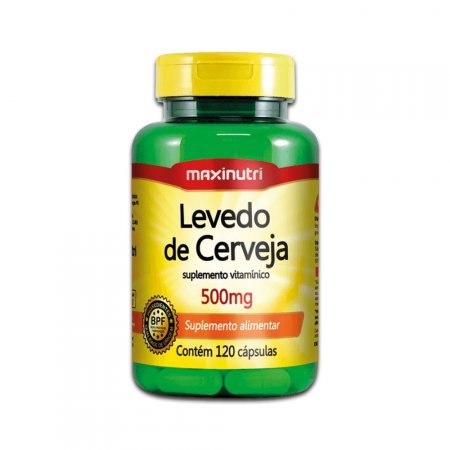 Levedo de Cerveja 450mg 120 Cápsulas - Maxinutri