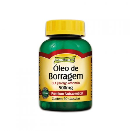 Óleo de Borragem 60 cápsulas - Maxinutri