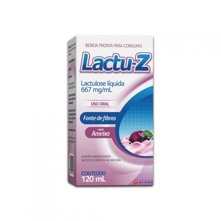 Lactu - Z Ameixa Lactulose Líquida 120ml - Globo