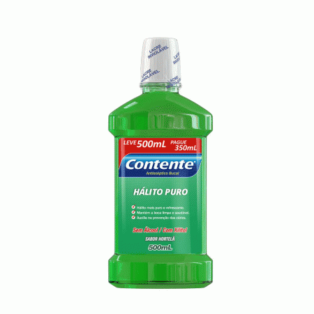 Antisséptico Bucal Hálito Puro Hortelã 500ml - Suavetex