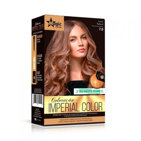 Coloração 7.0 Louro Natural Magic Color 165G