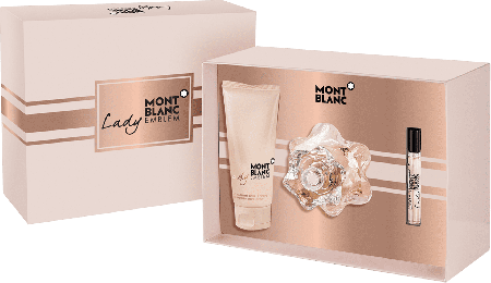 Montblanc Kit Lady Emblem Feminino - Eau de Parfum 75ml + Eau de Parfum 7,5ml + Loção Corporal 100ml