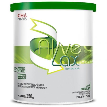 Alive Lax laxante natural a base de fibras Chá mais 250g