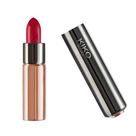 Batom Cremoso Kiko Gossamer Emotion 113 Pearly Tulip Red