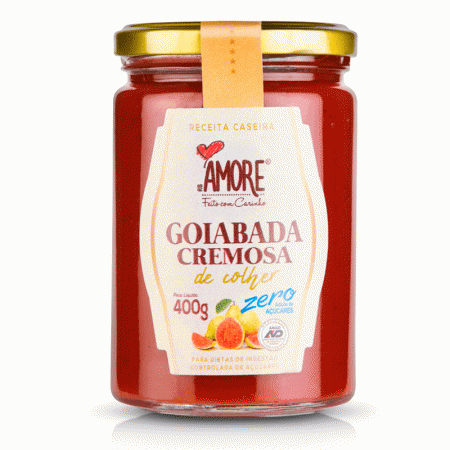 Goiabada Cremosa Zero de Colher 400g - RB Amoré