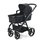 Carrinho de Bebê Berço com Moisés Hero TS Até 15Kg Preto Fisher-Price - BB593