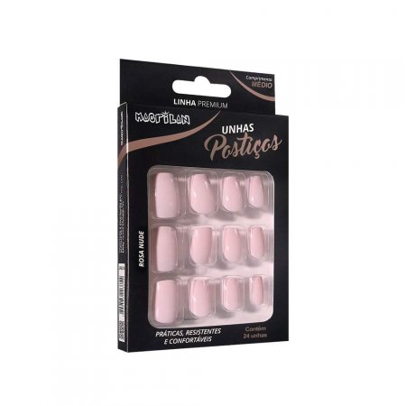 Unhas Postiças Rosa Nude UP314A Macrilan