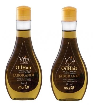 Kit 2un Óleo Capilar Jaborandi Vita Capili Muriel 80ml