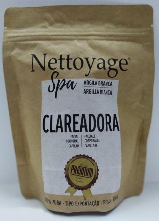 Argila Branca Clareadora Nettoyage Spa 100% Pura 300g