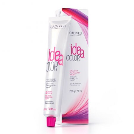 Cadiveu - Idea Color - Acinzentado - Creme de Coloração 5.1 Castanho Claro Acinzentado 60 g