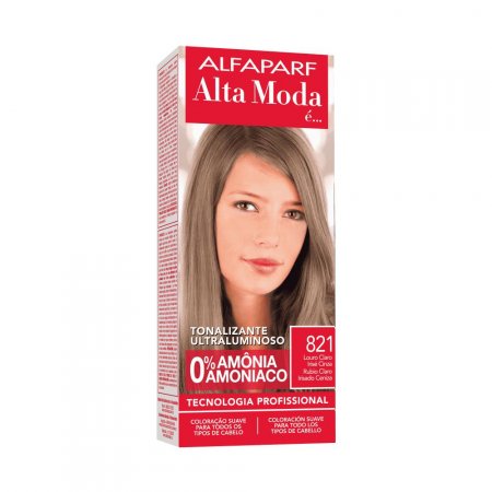 TONALIZANTE ALFAPARF ALTA MODA 821 LOURO CLARO IRISÉ 120g