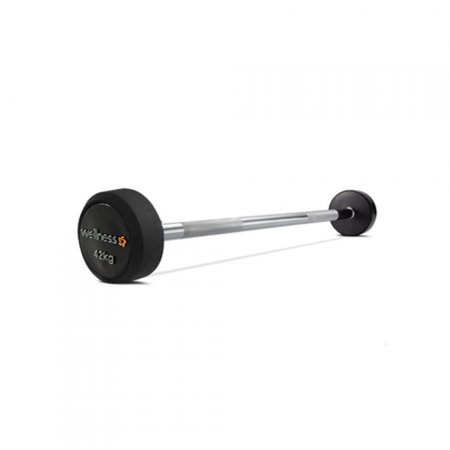 Barra Reta Emborrachada Deluxe 1,20 M De 42,00 Kg - WK132