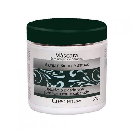 Mascara Alumã E Broto De Bambu Crescenew 500G