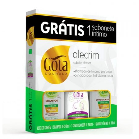 Shampoo+Condicionador Alecrim Com Sabon Intimo Gota Dourada