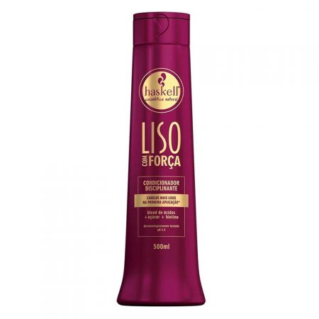 Condicionador Liso com Força Haskell 500Ml