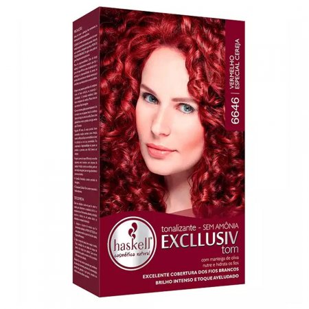 Tonalizante Haskell Excllusiv Color Vermelho Especial Cereja